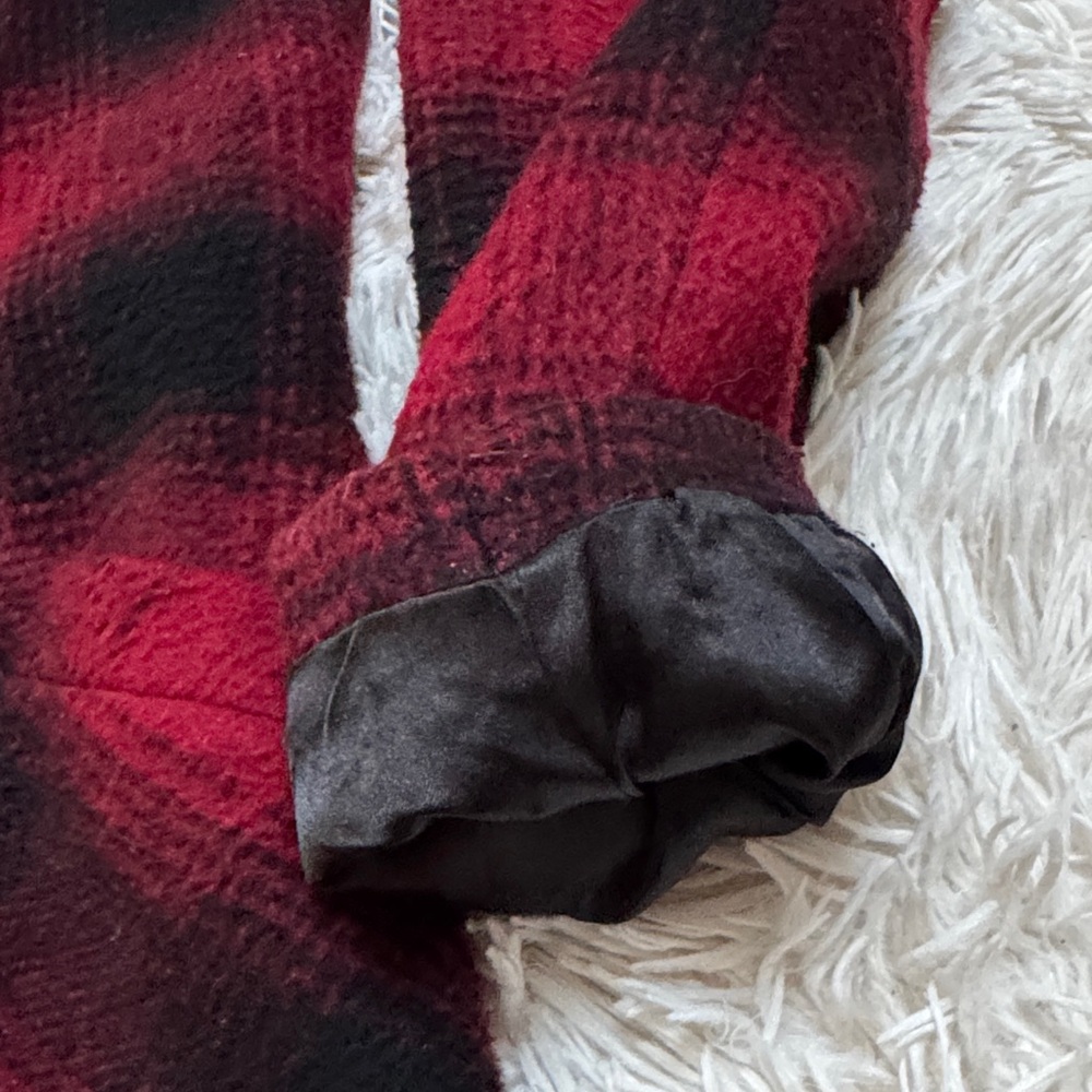 ๐2X HP๐ Weatherproof Plaid Peacoat ๐ Red & Black - Picture 14 of 16